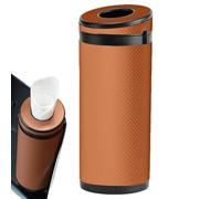 Portapañuelos automático - Contenedor dispensador , piel sintética con de seguridad | Diseño de cilindro duradero, herramienta compacta y práctica para organizar pañuelos en tu