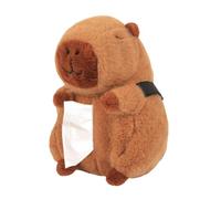 Portapañuelos Capibara | Lindo Peluche De Cartoon Suave Y Multifuncional Portátil | Dispensador De Pañuelos para Reposabrazos De Coche,para Decoración De Hogar, Oficina, Coche Y Dormitorio