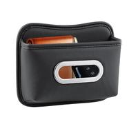 Portapañuelos de piel para coche, caja de pañuelos de piel para coche, organizador de estuche de toalla de consola, bolsa de toalla de papel para coche, caja de toallas, bolsa de almacenamiento
