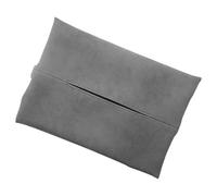 Portapañuelos para monedero, bolsa de pañuelos de viaje reutilizable | Soporte impermeable para pañuelos de piel sintética - Diseño compacto de textura mate, prácticos paquetes de pañuelos, gris, ver