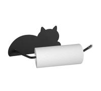 Portapañuelos | Soporte para rollo de cocina, estante de almacenamiento con soporte de diseño de gato para cocina, hogar, apartamento invitados, granja de viaje