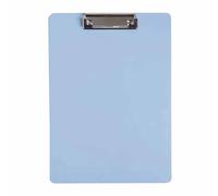 Portapapeles A4 grueso multiusos para documentos de escritorio, ideal para archivos y materiales escolares o de oficina. (Azul claro)