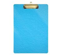 Portapapeles acrílico de 12 x 9 pulgadas, portapapeles personalizados para estudiantes, tableros de clip florales para mujeres, dibujo, suministros de oficina, color azul cemento, textura de pared