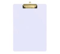 Portapapeles acrílico Lavender Mist Fashion Standard A4 tamaño carta, 12.5 x 9 pulgadas, clip dorado