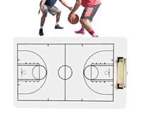 Portapapeles borrable en seco para entrenamiento - Planificador de 35 x 22 cm, tablero ligero de PVC, organizador deportivo con doble cara | Accesorio de entrenamiento para competiciones de fútbol