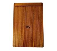 Portapapeles Carpeta con clip de madera maciza Bloc notas vintage A4