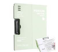 Portapapeles | Carpeta portapapeles para catering compatible con bloc de notas de tamaño carta A4 vertical con clip |