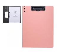 Portapapeles Carpeta portapapeles, tamaño A4, doble clip, capacidad for 120 hojas, material impermeable(Pink)