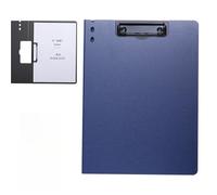 Portapapeles Carpeta portapapeles, tamaño A4, doble clip, capacidad for 120 hojas, material impermeable(Blue)