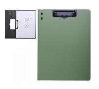 Portapapeles Carpeta portapapeles, tamaño A4, doble clip, capacidad for 120 hojas, material impermeable(Green)