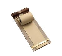 Portapapeles colgante retro con rollo de papel de notas reemplazable y cortador para decoración de pared de cocina, hogar, bloc de escritura colgante retro