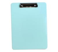 Portapapeles con almacenamiento, portapapeles de almacenamiento con clip de perfil bajo, carpeta A4 de apertura lateral, plástico impermeable para suministros de oficina escolar - plástico