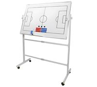 Portapapeles de baloncesto para entrenadores, pizarra blanca de doble cara, bolígrafo borrable incluido, tablero de entrenamiento portátil para grabar estrategias tácticas