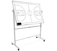 Portapapeles de baloncesto para entrenadores, pizarra blanca de doble cara, bolígrafo borrable incluido, tablero de entrenamiento portátil para grabar estrategias tácticas