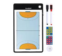 Portapapeles De Borrado En Para Entrenadores: Tablero Magnético De Balonmano, Pizarra De Planificación Táctica De Doble Cara, Equipo De Entrenamiento De Diagrama De Cancha Portátil, Herramienta D
