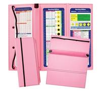 Portapapeles de enfermería, tableros plegables de 3 capas con soporte para bolígrafo y hojas de trucos de enfermería, tablero de escritura plegable portátil para estudiantes, enfermeras y médicos,