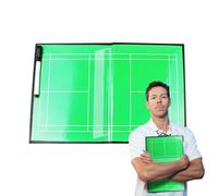 Portapapeles de Entrenamiento de Tenis, Pizarra Plegable de borrado en seco, Tablero de Entrenamiento para planificación de estrategias y análisis de Juegos, Accesorios de Tenis