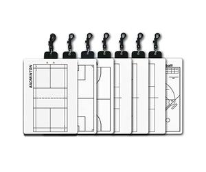 Portapapeles de entrenamiento para baloncesto, fútbol, voleibol, pizarra de borrado en seco para estrategias de juego y planificación de juegos