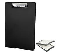 Portapapeles de Plástico con Compartimento, Versátil portapapeles A4, Portapapeles con Pinza a4, Portapapeles con Almacenamiento, Carpeta Portapapeles Impermeable 2 en 1, para la Escuela, Industrial