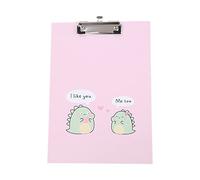 Portapapeles, diseño de moda A4 Portapapeles tamaño carta y soportes para formularios para suministros de oficina Abogados, estudiantes escolares y niños 1PCS Rosa