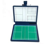 Portapapeles for Entrenadores de Bádminton Premium, Tablero Marcador de Borrado en Seco de Doble Cara for Partidos y Entrenamiento de Bádminton