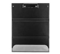 Portapapeles plegable para enfermeras, notas compactas, bloc de clip de almacenamiento, soporte de papel plegable de 24,1 cm para profesores, médicos, estudiantes, utilidad de inspector de sitio