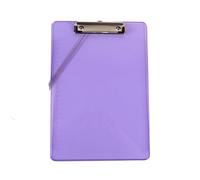 Portapapeles Portapapeles A4/A5, soporte for Bloc de notas, tablero Clip for, abrazaderas escritura for archivos cuaderno hojas sueltas, suministros oficina, 2 uds(A4 Purple)