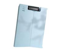 Portapapeles portátil con clips de resorte de metal, ángulos ajustables, diseño plegable para partituras de música, oficina, escuela, almacenamiento portapapeles