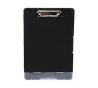 Portapapeles portátil con contenedor de archivos, clip de metal, 14 x 9.84 pulgadas, portapapeles multiusos de enfermería para escuela, oficina, caja de documentos con ranura para bolígrafo