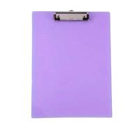 Portapapeles rígido Portapapeles A5, soporte for Bloc de notas, Clip for, pinzas for escritura, papelería, suministros escolares y oficina, 5 uds(Purple-5PCS)