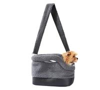 Portaperros pequeño: 40 x 22 x 33 cm, de Hombro Impermeable cálida | con Hebilla de cinturón de Seguridad para Perros de Raza pequeña y Mediana Edad, Viajes de Invierno, Clima frío, Paseos al