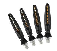 Portaplacas Moto Ajuste para BMW R1200GS para Yamaha MT07 MT10 para Kawasaki Z750 Z800 Soporte de Placa matrícula(Turn Signal 4 Pieces)