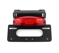 Portaplacas Moto Ajuste para Suzuki DRZ400 DRZ400E DRZ400S DRZ400SM Soporte de Placa Guardabarros Limpio Trasero eliminador(Red Without Tail)
