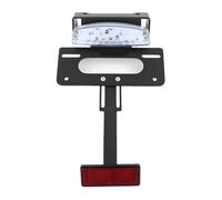 Portaplacas Moto Ajuste para Suzuki DRZ400 DRZ400E DRZ400S DRZ400SM Soporte de Placa Guardabarros Limpio Trasero eliminador(Clear with Reflector)