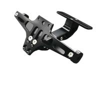 Portaplacas Moto Compatible con Yamaha MT07 MT09 MT10 R1, Accesorios para Motocicleta, Soporte de Montaje Placa matrícula Trasera, Luces señal Giro Portamatrículas Motocicleta(A)