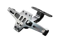 Portaplacas Moto Compatible con Yamaha MT07 MT09 MT10 R1, Accesorios para Motocicleta, Soporte de Montaje Placa matrícula Trasera, Luces señal Giro Portamatrículas Motocicleta(Titanium Color)
