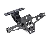 Portaplacas Moto Compatible con Yamaha MT07 MT09 MT10 R1, Accesorios para Motocicleta, Soporte de Montaje Placa matrícula Trasera, Luces señal Giro Portamatrículas Motocicleta(Black Without Lights)