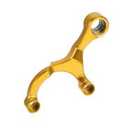 Portaplacas Moto Compatible con Yamaha Tenere 700 XTZ700 T7 T700 FZ07 MT-07 MT07 XSR700 Soporte de Cambio Marchas estabilizador 2025 Portamatrículas Motocicleta(Golden)