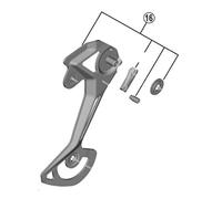 SHIMANO PORTAPOLEAS EXT. Cambio RD-M8100 SGS, Adultos Unisex, Multicolor (Multicolor), m8100sgs