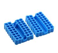 Portapuntas de destornillador Estuche de almacenamiento organizador de cabeza de punta de destornillador hexagonal profesional 2PCS Portapuntas hexagonal Portapuntas de destornillador hexagonal Estuch