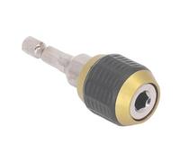 Portapuntas de extensión de liberación rápida Vástago hexagonal de 1/4 pulg. Varilla magnética autoblocante de 60 mm de largo para espacios reducidos y esquinas Acero al carbono