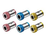 Portapuntas Magnético For Destornillador, Imán Phillips Cruzado De 1/4", Adaptador De Pieza Extraíble, Herramienta Eléctrica(Magnetic Ring 6pc)