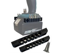 Portapuntas magnético para atornillador de impacto, taladro y cincelador, compatible con MAKITA - Lote de 2 - Capacidad 6 puntas - tornillos Ø4 × 40 mm x2 (clásico + tornillos Ø4 × 40 mm x2)