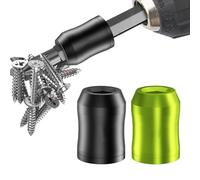 Portapuntas magnético - Portapuntas de destornillador con vástago hexagonal de 1 pulgada Herramienta de extensión de brocas de aleación de aluminio con imán fuerte para trabajos de reparación de