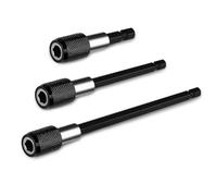 Portapuntas magnético,Puntas atornillador,Taladro magnetico,Accesorios taladro,1/4 ", 3 piezas, como tornillos de aire de destornillador de taladro magnético para perforadoras