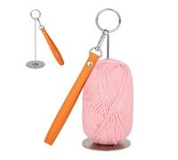 Portarcables portátil | Portador de Hilos de Tejer con Correa | Organizador de Punto de muñeca Ergonómico Accesorio de Almacenamiento de Percha de Compacto para los Amantes del Ganchillo, Single