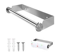 Portarollos Cocina Adhesivo 28cm Portarrollos papel cocina de Acero Inoxidable Porta Rollos de Papel Cocina para Cocina, baño, Dormitorio