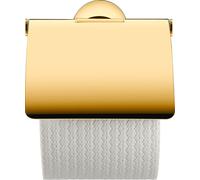 Portarollos de papel Duravit Starck T, con tapa, 0099403400, color: dorado pu...