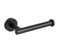 Portarollos Papel Higiénico, SAYAYO Soporte Papel Higienico Negro Porta Rollos de Papel Higienico Portarrollos Baño Acero Inoxidable para Baño y Cocina, Montaje Atornillado, EGX888-B