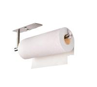 Portarollos Soporte Adhesivo for Toallas de Papel Cocina, Colgador pañuelos, dispensador Rollos higiénico, Armario almacenaje, servilletero, Accesorios baño(Silver)